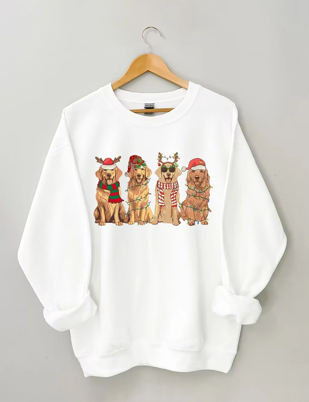 Golden Retriever Christmas Sweatshirt