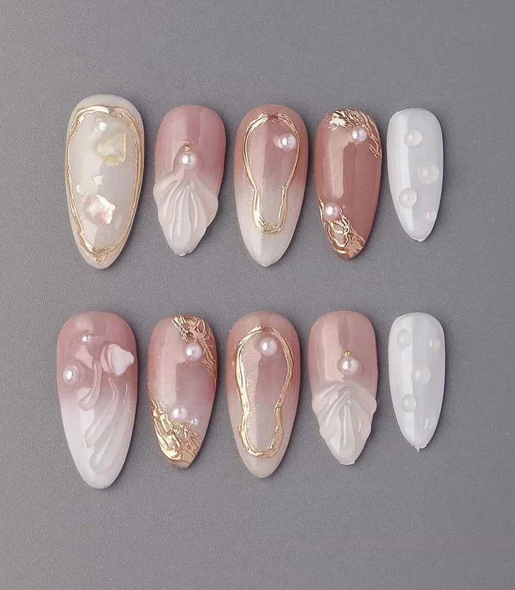 Dewy Petals Press On Nails 