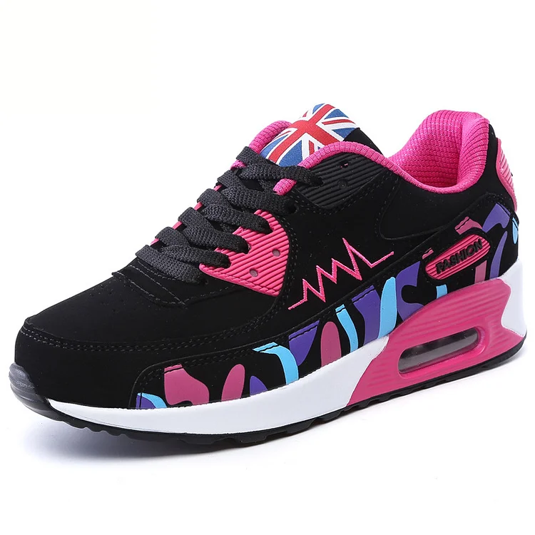Women's Colorblock Graffiti Sneakers