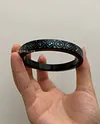 Mother-of-Pearl Inlaid Lacquerware: Circular Design, Lacquer Artistry, Inlay Materials, Black Lacquer Base