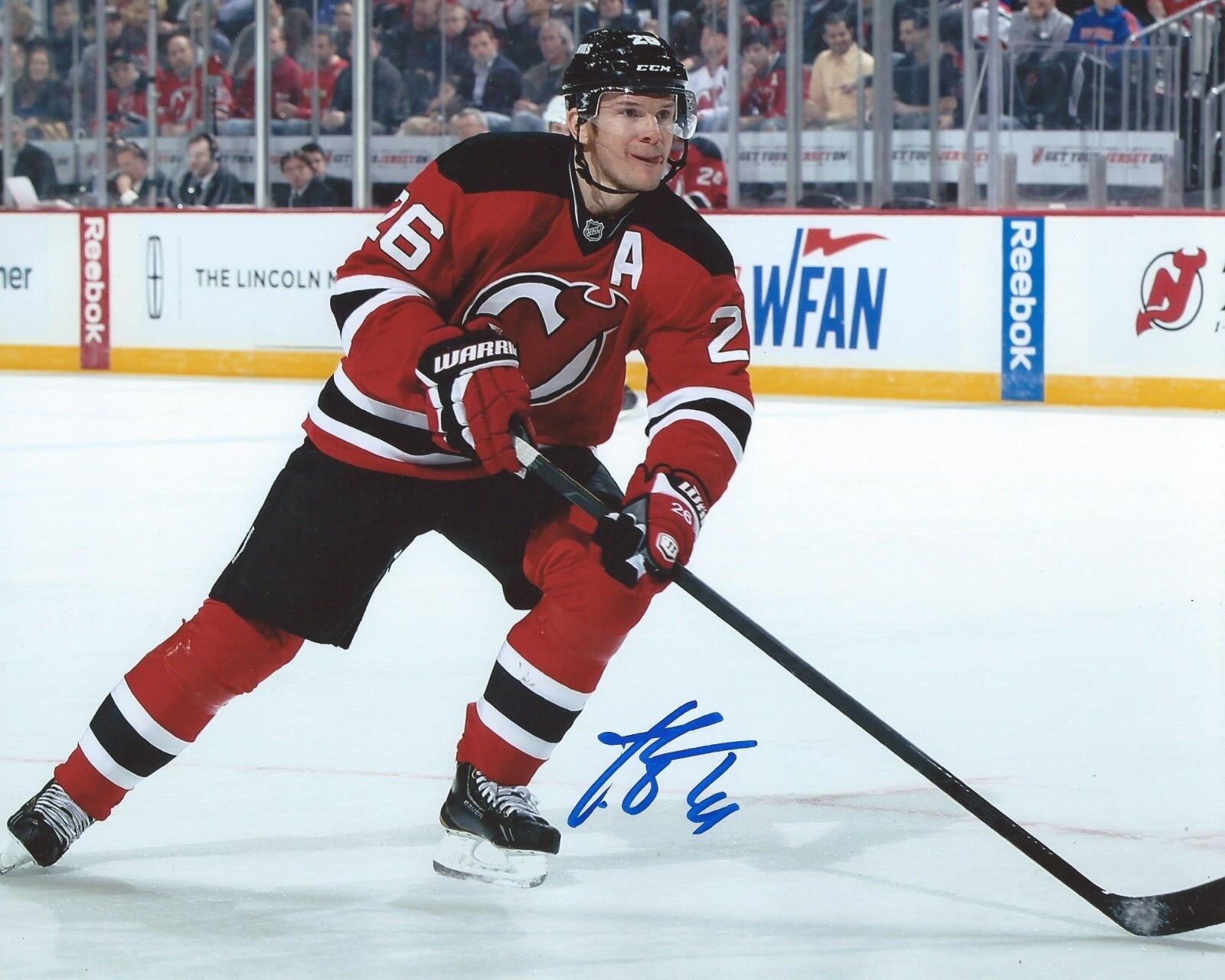 Patrik Elias Signed 8x10 Photo Poster painting New Jersey Devils Autographed COA