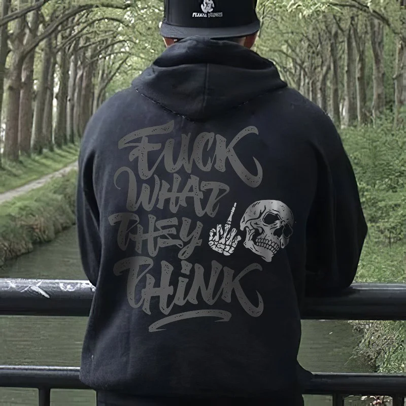"Fuck What They Think" Hoodies-barclient