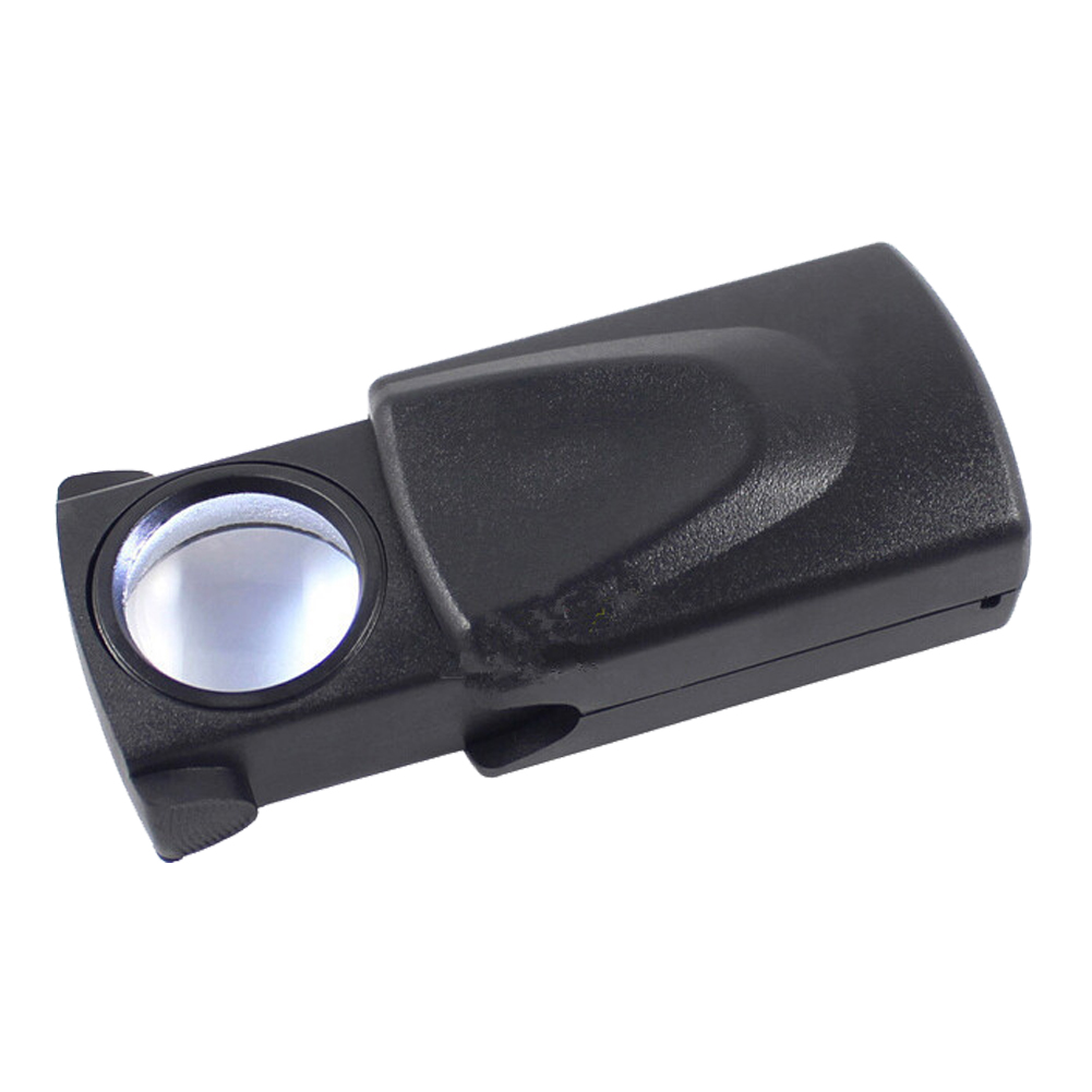 

30X Pull Jewelry Magnifier Magnifying Glass Portable Loupe with LED Light, 501 Original