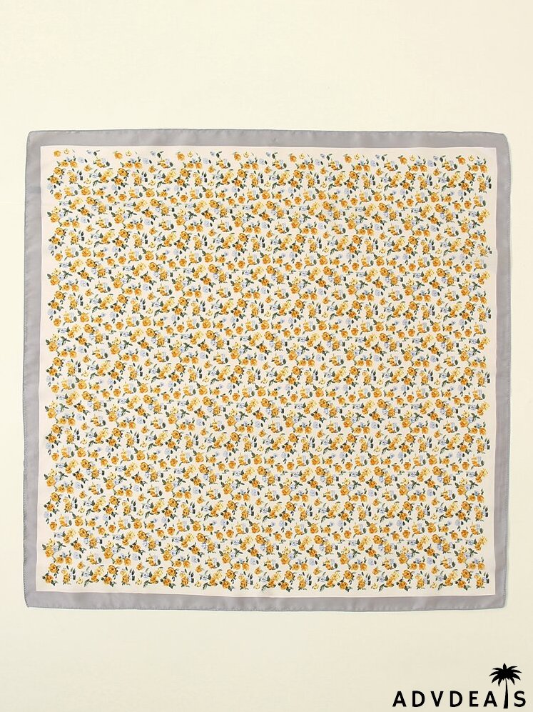 Floral Print Bandana
