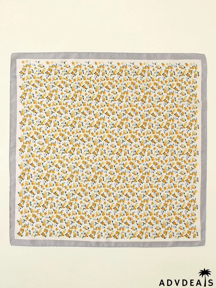 Floral Print Bandana