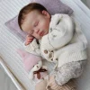 20" Reborn Lifelike Asleep Baby Girl Karidie Cloth Body Reborn Doll Set with Heartbeat - RBBI-Myrebornbabydoll&reg; Myrebornbabydoll&reg;