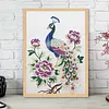 Diamond Painting-DIY Sparkling Special Shaped Pearl Drill Peacocks and Peonies(30x40cm)