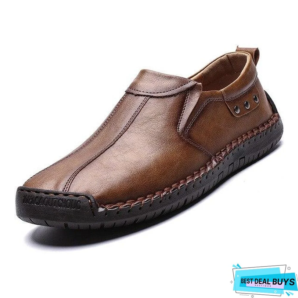 Men Shoes Quality Leather Shoes New Men Flats Hot Sale Moccasins Shoes