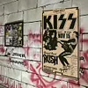KISS - Panneaux en &eacute;tain m&eacute;tallique(20*30cm/30*40cm) - Musique