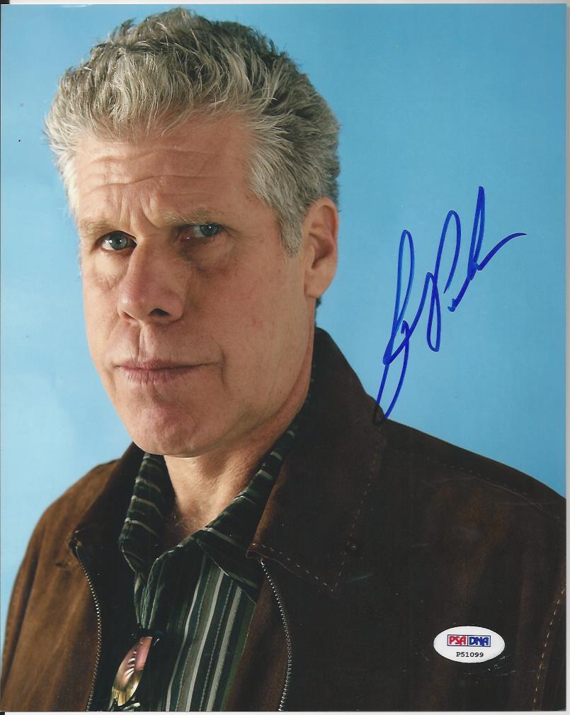 Ron Perlman signed Photo Poster painting