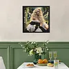 Rococo Garden Lady Special Shaped DIY Partial Drill Diamond Painting Kit for Adults Beginners Home Decor Diamonds Paintings Gem Art 30x30cm