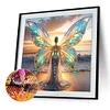 Engelsflügel Mädchen - speziell geformtes Diamond Painting - 30*30cm