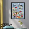 Tropical Fish-14CT Stamped Cross Stitch 36*44cm/14.17*17.32in tapestrymarket