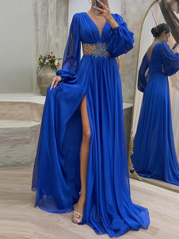 Women's Solid Color  Evening Dress