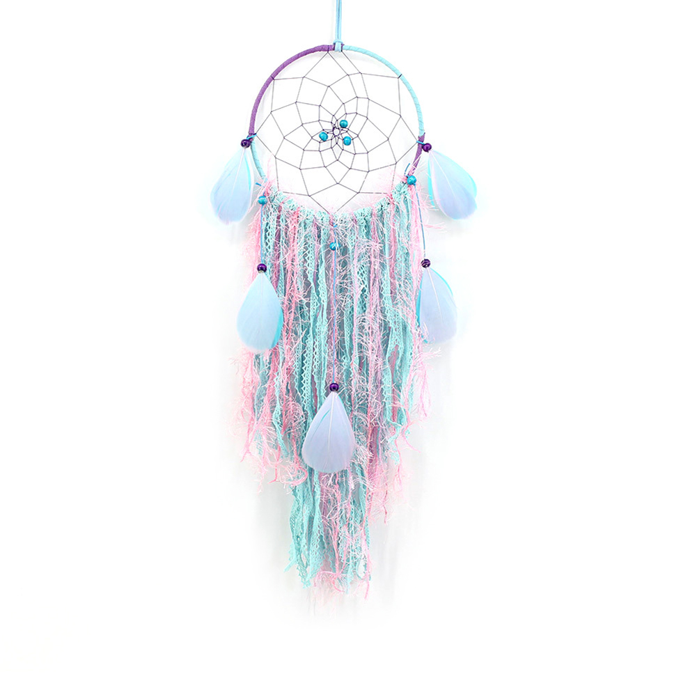 

Nordic Handmade Feather Wind Chimes Pendant Dream Catcher Gifts Wall Decor, 501 Original