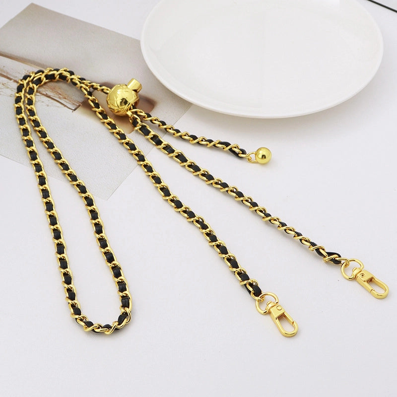 5 Pieces Alloy Solid Color Bag Chain Bag Straps