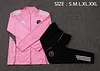 2025/2026 Inter Miami Long Pull Training Suit Pink Football Shirt 1:1 Thai Quality