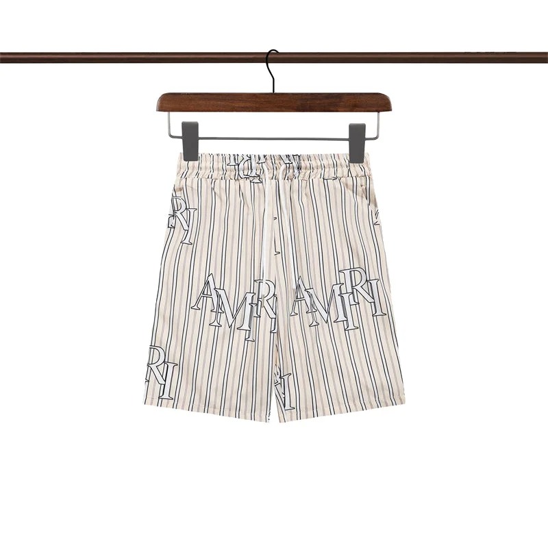 AMIRI 2023 new silk short-sleeved shirt