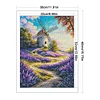 Windmill And Hut-14CT Stamped Cross Stitch Egyptian Cotton 30*40cm/11.81*15.75in tapestrymarket