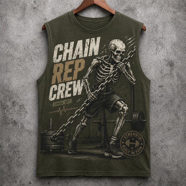 Gym Chain Rep Cotton Tank Top