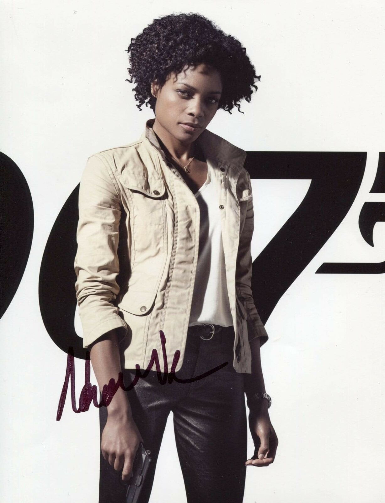 ACTRESS Naomie Harris SKYFALL autograph, signed Photo Poster painting