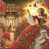 Diamond Painting-DIY Crystal Rhinestone Palace Girl