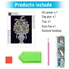 Bouquet-4 kits de peinture en diamant partiel bricolage &agrave; forme sp&eacute;ciale 5d pour adultes d&eacute;butants d&eacute;coration int&eacute;rieure diamants diamants et pierres 