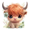Cute Calf - 18CT Stamped Cross Stitch 30*30cm/11.81*11.81in