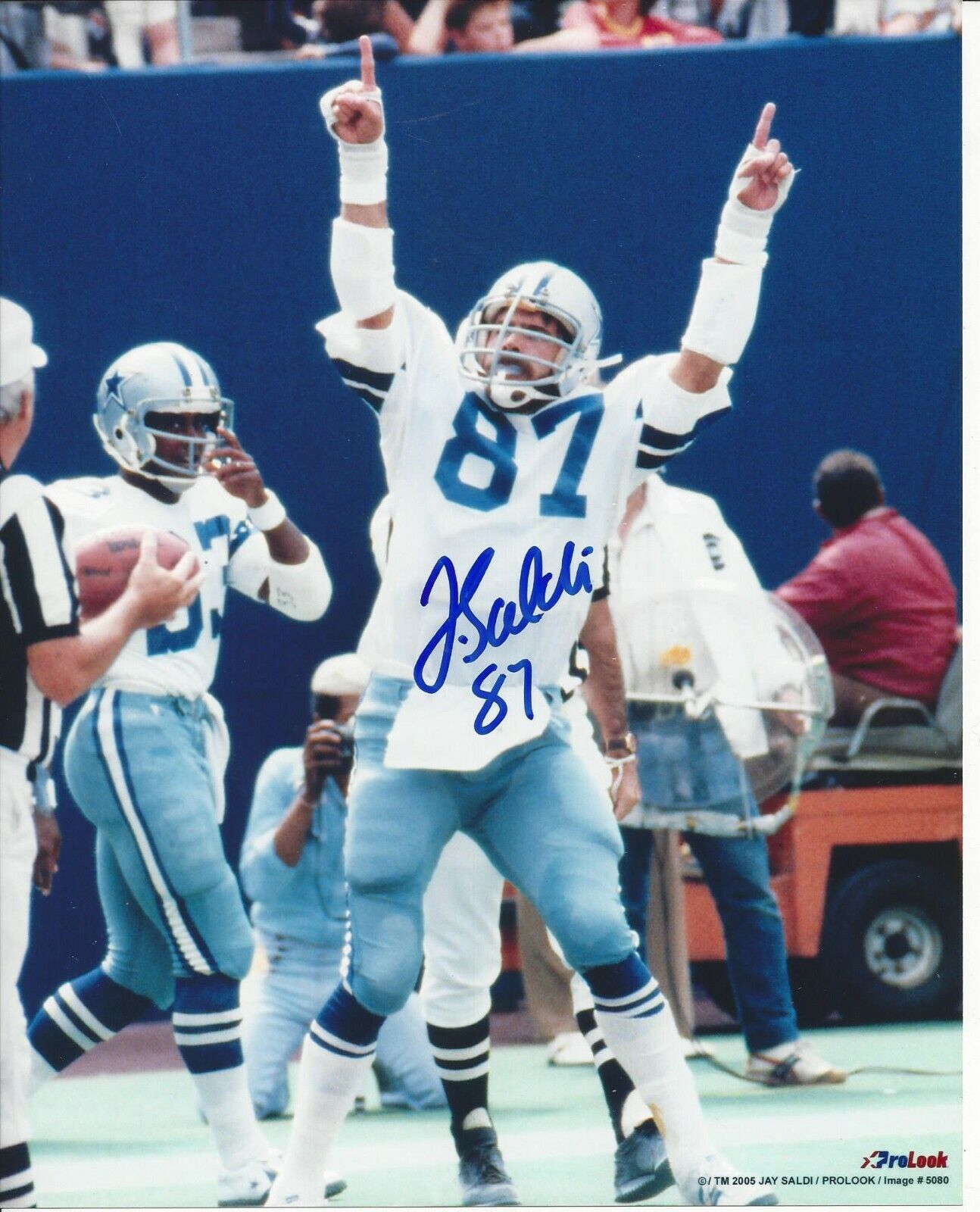 Jay Saldi Autographed 8x10 Dallas Cowboys#1