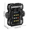Dual LED Portable Keychain Light 600mAh USB Rechargeable Camping Pocket Lantern