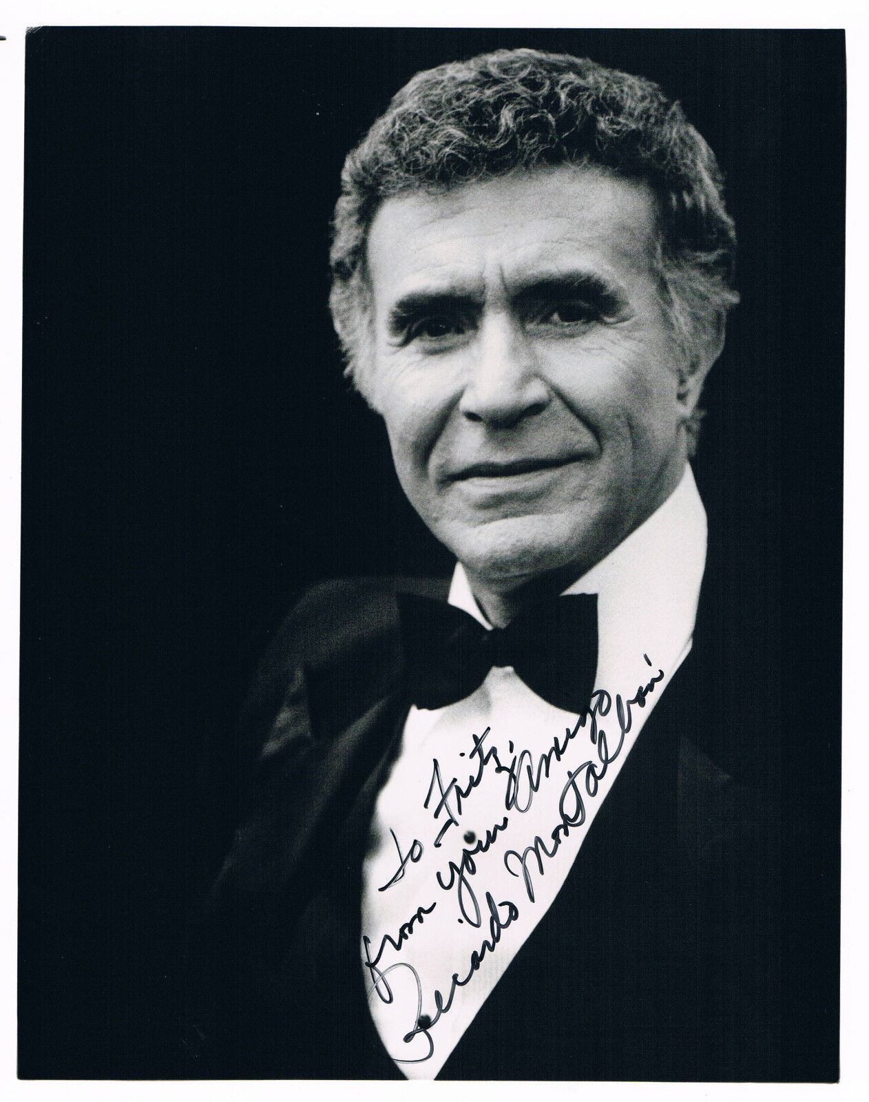 Ricardo Montalbán 1920-2009 genuine autograph Photo Poster painting 8x10