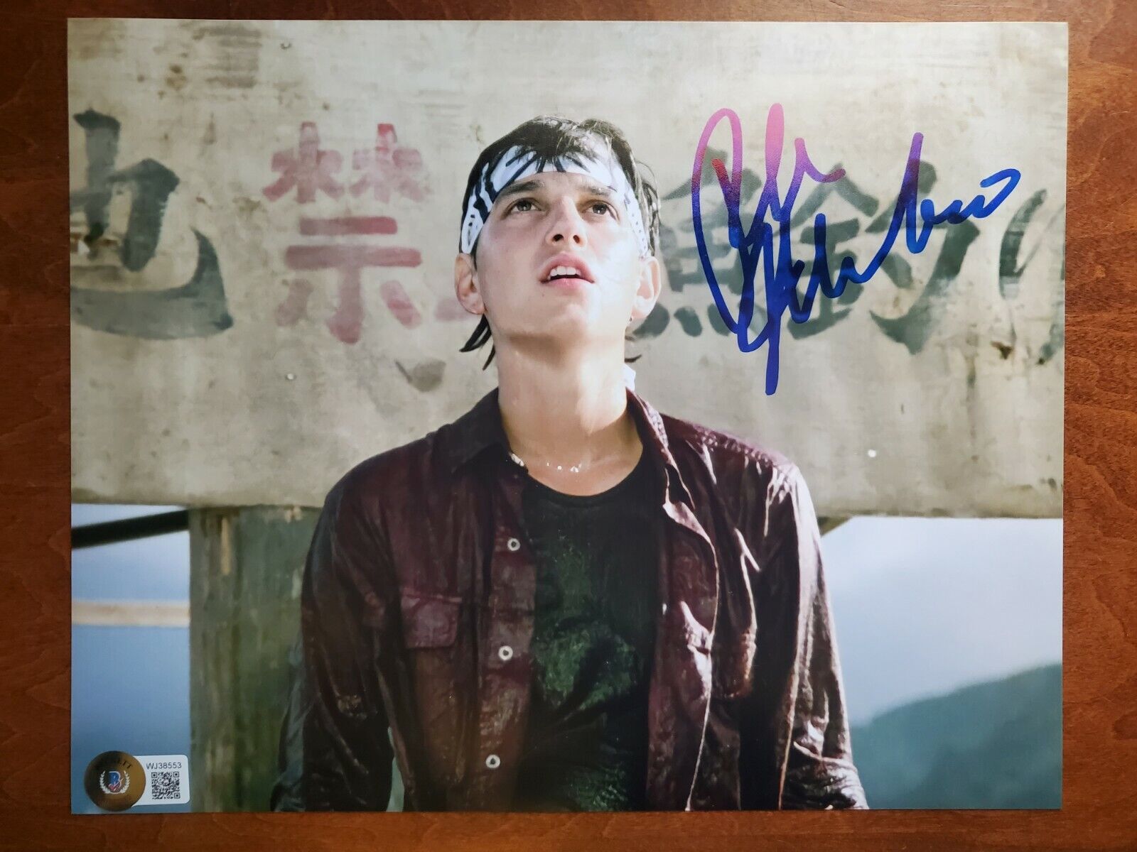 Ralph Macchio Signed Karate Kid Conra Kai Photo Poster painting 8x10 beckett