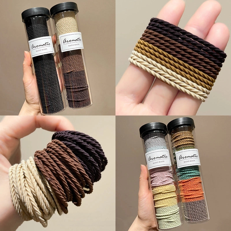 Canned Rubber Band Women’s Tie Head High Elastic Durable Hair Rope Tie Head New Rubber Band High Ponytail Hair Rope Hair Ring