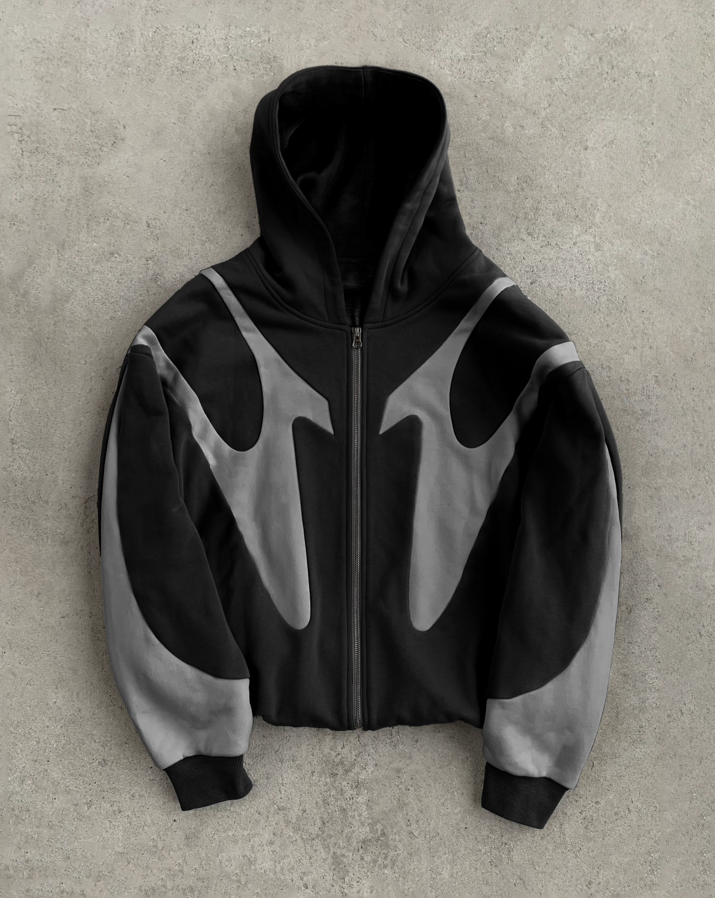 006. Night Lab Fuse Hoodie - Black/Grey