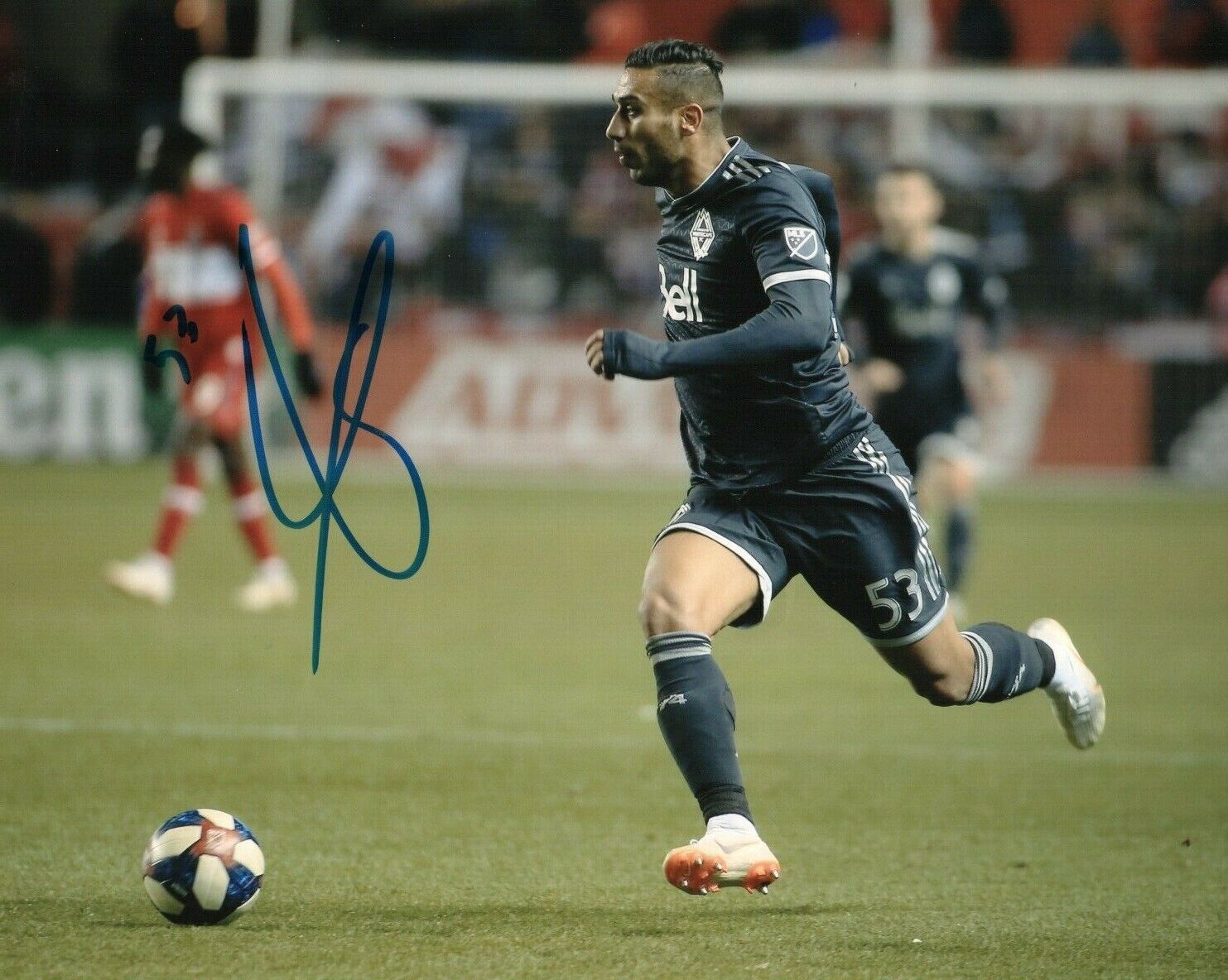 Vancouver Whitecaps Ali Adnan Autographed Signed 8x10 MLS Photo Poster painting COA #2