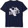 Blues Music Printed Men's Short Sleeves T-Shirt