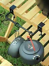 Outdoor Table Hanging Rod Portable Camping Picnic BBQ Hiking Storage Rack