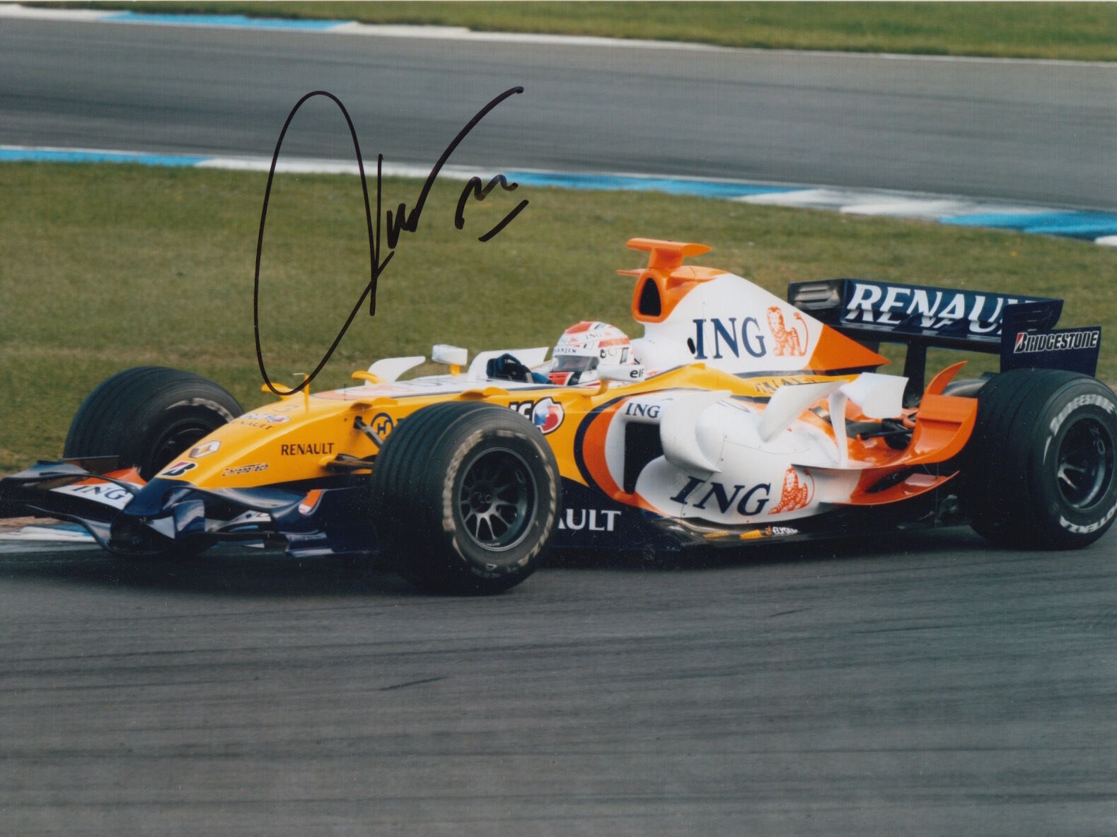 Jonathan Cochet Hand Signed 8x6 Photo Poster painting Renault F1.