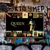 Queen - Panneaux en &eacute;tain m&eacute;tallique(20*30cm/30*40cm) - Musique