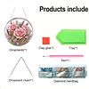Kit d&rsquo;ornement solaire en diamant rose rose 7,87x7,87 pouces