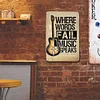 Guitar - Vintage Metal Signs - 20*30cm - Music