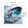 Feather Aurora-11CT Stamped Cross Stitch 45*45cm/17.72*17.72in tapestrymarket