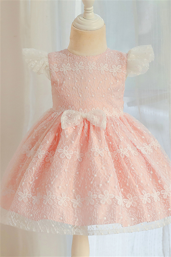 Luluslly Lace Little Princess Flower Girl Dress Cap Sleeves
