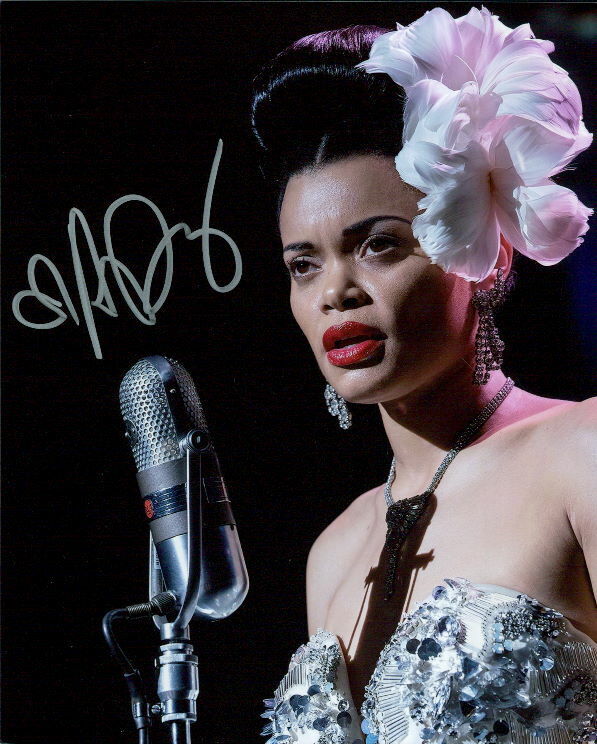 Andra Day (The United States vs. Billie Holiday) signed 8x10 Photo Poster painting in-person