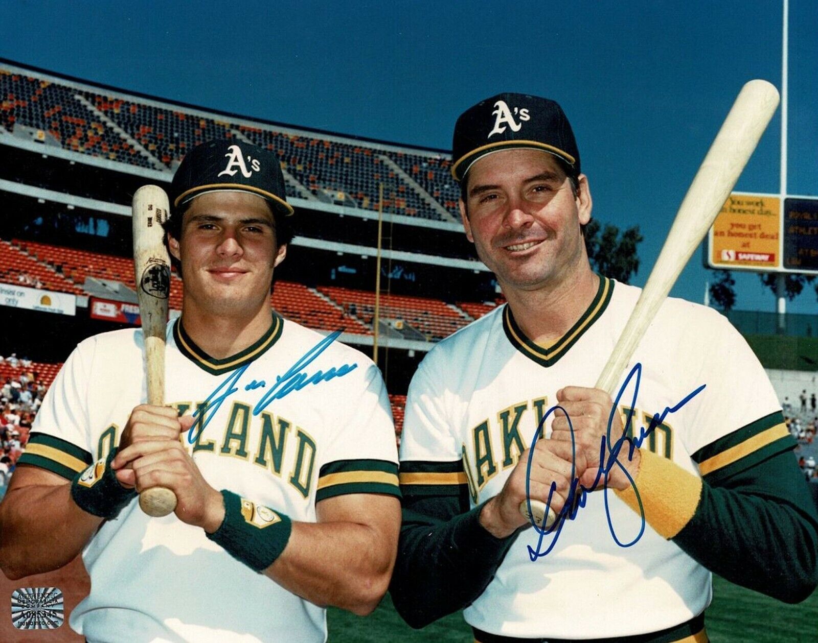 Jose Canseco & Dave Kingman signed autographed 8x10 Photo Poster painting! AMCo! 9730