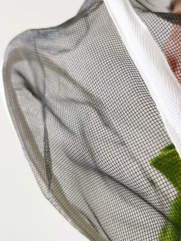 Green Mesh Breathable Space Hood Full Body Beekeeping Suit