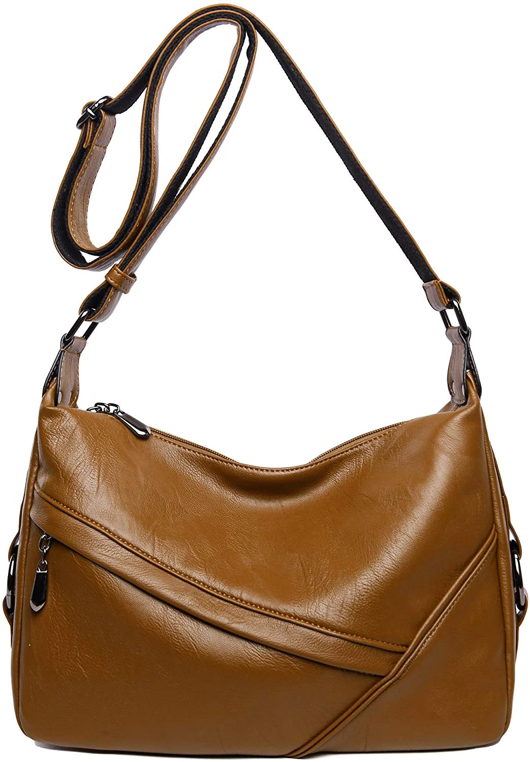 Women's Retro Sling Shoulder Bag from Covelin, Leather Crossbody Tote Handbag