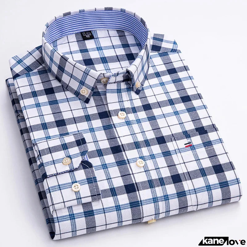Men's Cotton Turndown Collar Full Sleeves Casual Wear Shirts