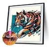 Diamond Painting-DIY Crystal Rhinestone Tiger
