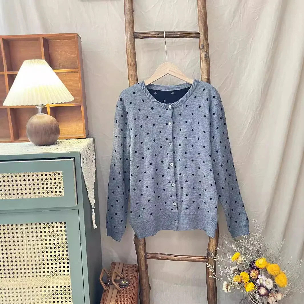 Chicfifth Sweater Women Winter Long Sleeve High Quality Autumn Vintage Top Knitted Cardigan